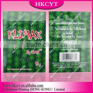 Custom Printed Herbal Incense Zipper Bags thumbnail-1