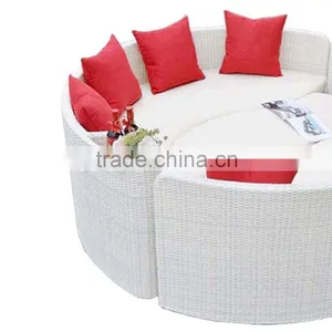 Round Shaped Rattan Outdoor Furniture Personality Leisure Big Round Garden Rattan Furniture thumbnail-6