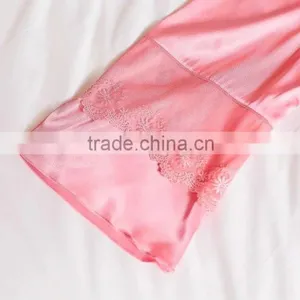 Noya Customized ZM 8292 Women Imitated Silk Fabric Pajamas thumbnail-6