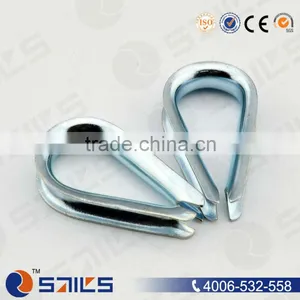 New Model Chain Stainless Steel US Type G411 Wire Rope Thimble thumbnail-1