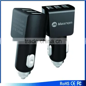 5.5 A Fast Charging Multi Port Usb Car Charger With 3 Usb Port thumbnail-2