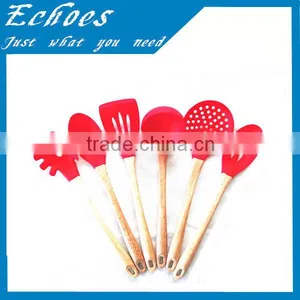 6pcs Silicon Bonny Kitchen Utensils Cute Shape thumbnail-1