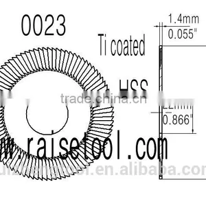 0023-TiN HSS Double Angle Milling Cutter With 45 Degree for 202-A&202-C thumbnail-2