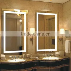 Wall Mounted Lighted Backlit Luxury Bathroom Mirrors thumbnail-1