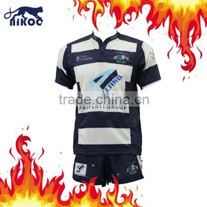 High Tech Custom Made Sublimated Rugby Top,custom Rugby Jerseys thumbnail-1