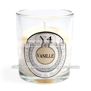 Vanilla Candle, Scent Candle Glass thumbnail-1