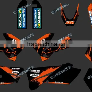 TEAM GRAPHICS & BACKGROUNDS DECALS FOR SXF MXC SX EXC 2005 2006 2007(DST0271) thumbnail-1
