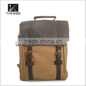 Customized Fashion New Products Various Colors Design Your Logo Canvas Messenger Bag thumbnail-2