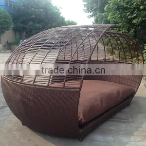 Hot Sale All Weather Wicker Rattan Pool Side Sunbed Lounge Furniture Outdoor Furniture thumbnail-2