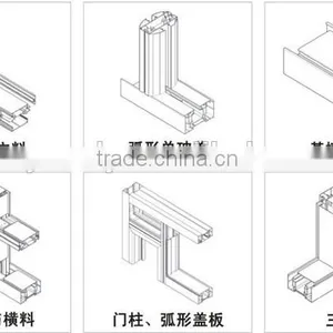 Hight Quality Aluminium Extrusion Profile Aluminum Extrusion Profile of Toilet Partition With Good Price thumbnail-3