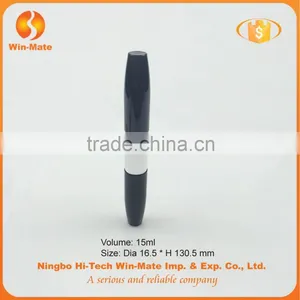 Wholesale Black 130.5*16.5mm ABS Free Sample Double Head Brush Tube thumbnail-2
