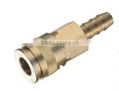 Universal One Touch Type Air Quick Coupler, Hose Fitting Barb Coupling thumbnail-1