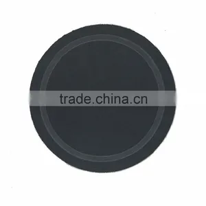 [factory Direct] Dia20cm Natural Edge Round Shape Slate Plate for Glass Cover Item CP-2020CD2AN thumbnail-1