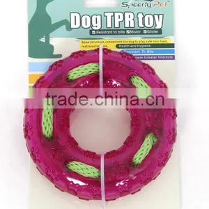 Pet TPR Tyre Toy With Rope New Design Dog Toy thumbnail-1