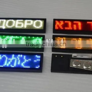 Multilingual Programable LED Name Tag and Scrolling Led Name Badge thumbnail-5