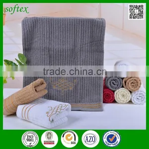 Southeast Asia High Grade 100% Cotton Jacquard Terry Grey Tea Towels With Embroidery Supplier's Choice thumbnail-1