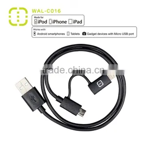 Save 20% Micro to MFI ( 2 in 1) Charge and Sync Cable thumbnail-2