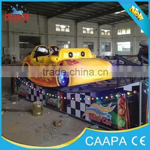 Mini Flying Car! Attractive Amusement Track Rides Rotating Speed Rides Mini Flying Car thumbnail-3
