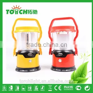 Outdoor Camping Rechargeable Emergency Led Lantern High Quality Waterproof ABS Plastic 5w Led Lantern Solar Hiking Light thumbnail-1