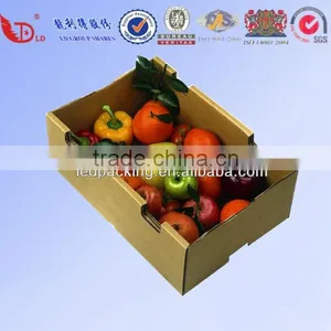 Colored Offset Printing Corrugated Paper Box for Fruit Vegetable Packaging on Sale thumbnail-3