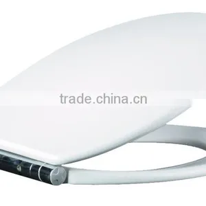 EU Standard WC Toilet Seat Cover With Soft Close and Quick Release Function for Bathroom thumbnail-1