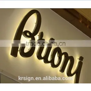 LED Backlit Stainless Steel Letter Sign 3D Letter Signs Quality Choice thumbnail-6