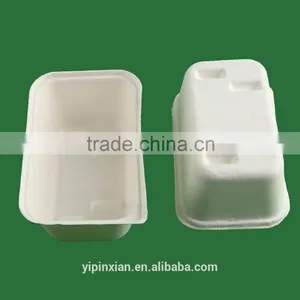 Dongguan Factory Supplier 100% Biodegradable Recycle White Compressed Molded Pulp Packaging thumbnail-4