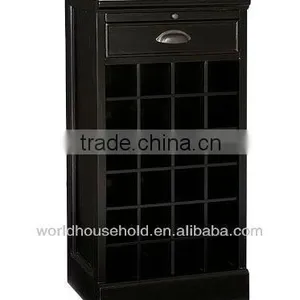 Wine Bar Cabinet, Brown Color thumbnail-1