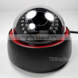 Day/Night Indoor Dome Camera Sony Effio-A 800tvl 2.8-12mm Manual Zoom Lens With OSD Menu Plastic Cover Cctv Dome ir Camera thumbnail-3