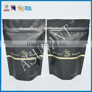 Asuwant Packaging 12 oz Coffee Zipper Bags With One Way Valve thumbnail-2
