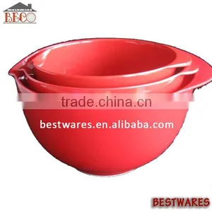 3 Pcs Melamine Mixing Bowl Set thumbnail-1