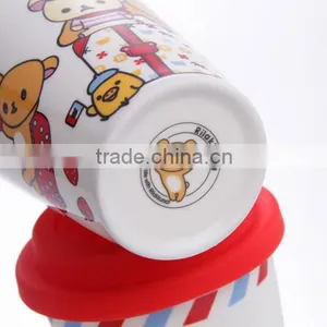 Ceramic Cup With Silicone Lid thumbnail-4