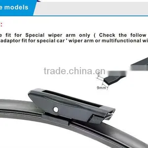 S550 24 Inch Soft Windshield Car Wiper Blades thumbnail-2