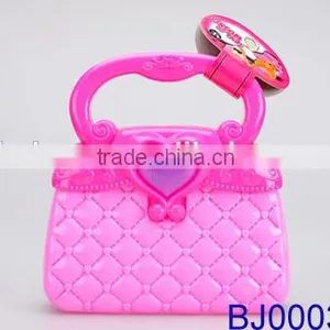 Fashion Kids Toy Pink Plastic Led Beauty Case and Tiara Crown thumbnail-2
