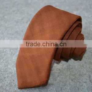 Checked 100% Plain Cotton Ties Business Wedding Party Ties thumbnail-5