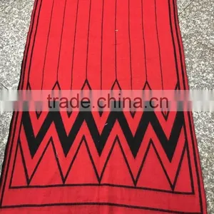 Stock Item Red and Black Wavy Priting Scarf for Ladies thumbnail-1