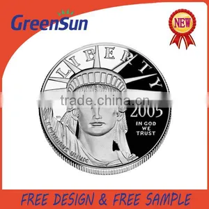 Popular in China Nice Design Silver Medal Badge Coins Dealers thumbnail-1