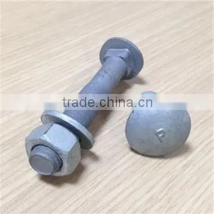 Carriage Bolts Din 603 HDG Color thumbnail-5