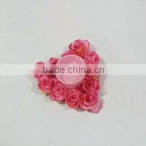 Silk Flower Tea Light Holder thumbnail-1