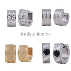 Hot Selling Unisex Huggie Earrings Stainless Steel Earrings Wholesale thumbnail-1