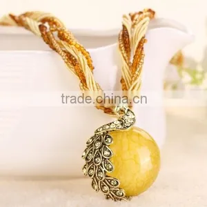 National Wind m Weaving Necklace Restoring Ancient Ways Sweater Chain thumbnail-6