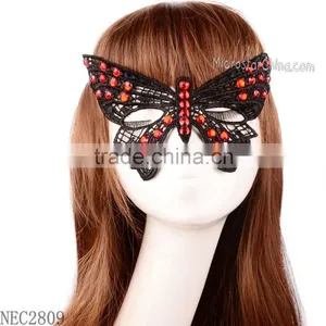 Sexy Dance Black Party Lace Mask thumbnail-2