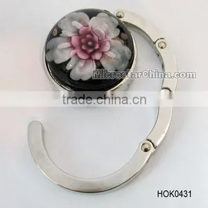 Folding Purse Hook Inner Flower thumbnail-1