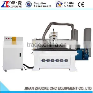 High Efficiency Wood CNC Engraving Machine ZKM-1325 1300*2500MM With 6KW HSD Air Coolin Spindle Mach3 Control System thumbnail-1