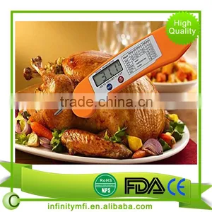 Digital Thermometer Talking Instant Read- Electronic BBQ Thermapen- Great for Barbecue, Baking, Grilling, All Food & Meat thumbnail-2