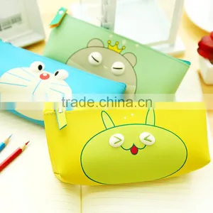 Custom Silicone Pencil Case,Cute Silicone Pen Bag thumbnail-3