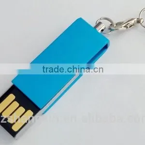 Metal Spinning Flash Drive, Rotating Clip u Disk thumbnail-1