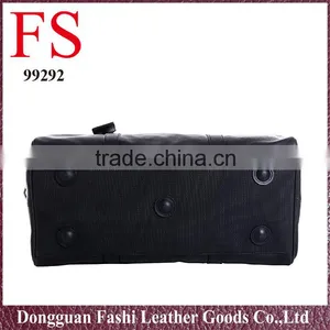 2016 Black Classic Style Large Wholesale Men Leather Travel Bag thumbnail-5