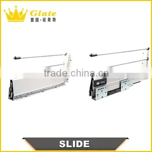 Soft-Closing Drawer Slide Tandom Slide System For Kitchen Drawer, Kitchen Cabinet Drawer Slide Channel Type, Slide Type Kitchen/ thumbnail-3