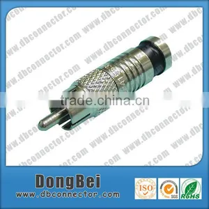 Straight Rg59 Rg6 f Compression Rca Audio Connectors thumbnail-1